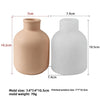 Versatile Silicone Mold for Epoxy Resin Gypsum Cement DIY Round Storage Cup Candle Holder Vase