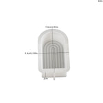 Silicone Resin Mold Geometric Arch Candle Craft