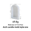 Silicone Resin Mold Geometric Arch Candle Craft