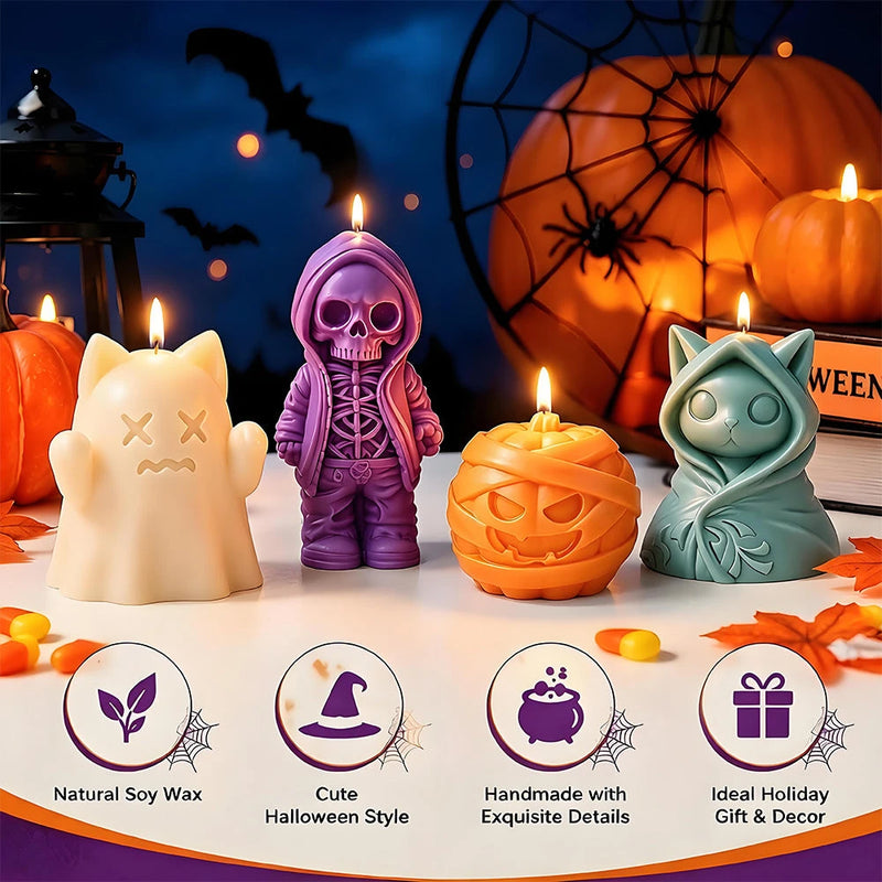Pumpkin candle mold