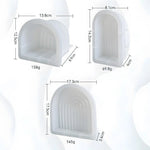 Silicone Resin Mold Geometric Arch Candle Craft