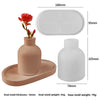 Versatile Silicone Mold for Epoxy Resin Gypsum Cement DIY Round Storage Cup Candle Holder Vase