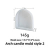 Silicone Resin Mold Geometric Arch Candle Craft