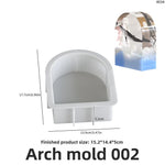 Silicone Resin Mold Geometric Arch Candle Craft