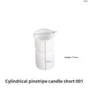 Geometric Cylinder Candle Silicone Mold