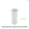 Geometric Cylinder Candle Silicone Mold