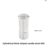 Geometric Cylinder Candle Silicone Mold