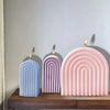 Silicone Resin Mold Geometric Arch Candle Craft
