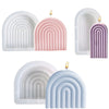 Silicone Resin Mold Geometric Arch Candle Craft