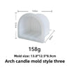 Silicone Resin Mold Geometric Arch Candle Craft