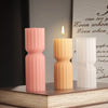 Geometric Cylinder Candle Silicone Mold
