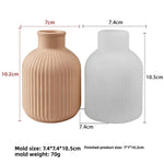 Versatile Silicone Mold for Epoxy Resin Gypsum Cement DIY Round Storage Cup Candle Holder Vase